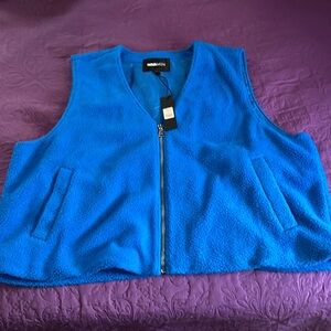 Men’s NovaMen Royal Blue Boulder Sherpa Vest XXXL